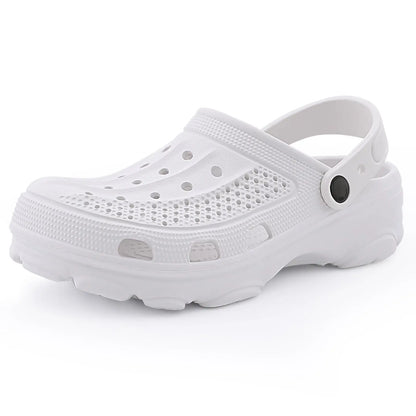 Crestar Fashion Design Sandals New Women Men Breathable Garden Clogs Shoes Outdoor EVA Holes Beach Shoes Summer House Slippers