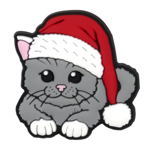 Cute Cat Shoe Charm – PVC Accessory for Clogs & Sandals