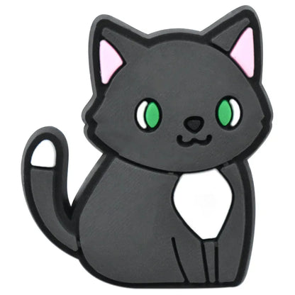 Cute Cat Shoe Charms – PVC Decorations for Clogs & Sandals