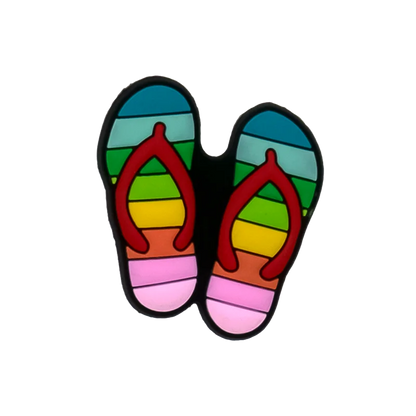 1pc Summer Vibes Shoe Charm – Beach-Themed Clog Accessory for Men, Women & Kids