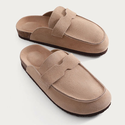 Classic Suede Clogs – Outdoor Comfort Slip-Ons