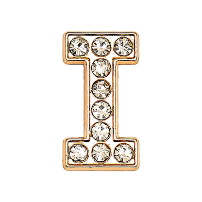 Luxury Gold Letter Shoe Charm – Designer Clip for Clogs & Sandals